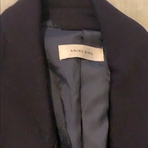 Anine Bing Navy Blazer - Picture 2 of 4